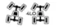 Nissan Frontier 4WD mode indicators