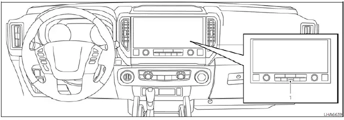 Nissan Frontier Intelligent Around View Monitor camera system and display controls