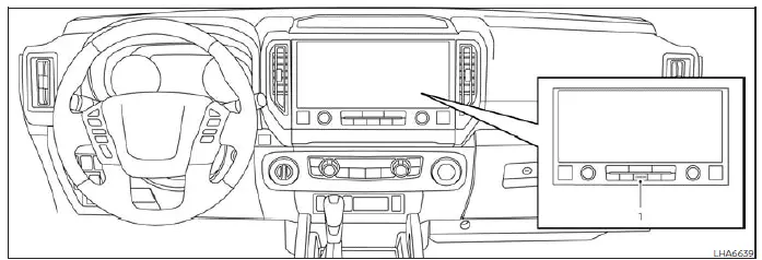 Nissan Frontier Moving Object Detection MOD system overview and display screen
