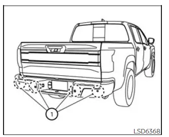 Nissan Frontier Rear Automatic Braking system basic information display