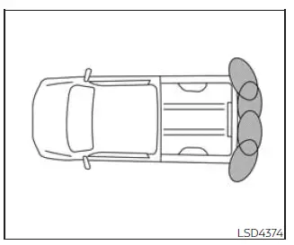 Nissan Frontier Rear Sonar System basic information display