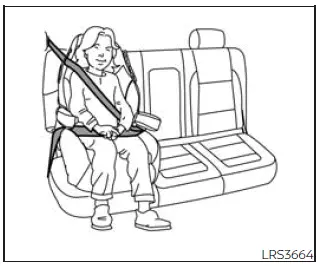 Nissan Frontier rear outboard booster seat position
