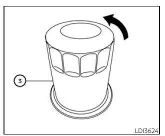 Nissan Frontier engine oil filter location