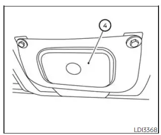 Nissan Frontier Type A oil filter access cover location