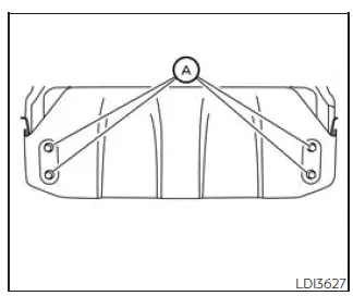 Nissan Frontier skid plate removal for oil and filter replacement