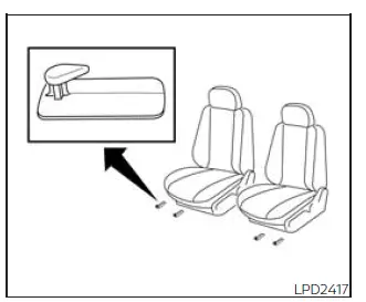 Nissan Frontier floor mat installation and safety guidelines