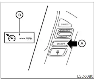 Nissan Frontier ICC switch operation for conventional cruise control mode
