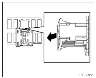 Nissan Frontier extended storage switch pulled position