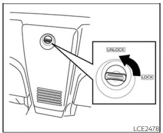 Nissan Frontier King Cab tool storage compartment between rear jump seats
