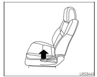 Nissan Frontier driver seat height adjustment seat lifter