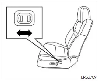 Nissan Frontier lumbar support adjustment control