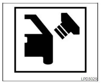 Nissan Frontier loose fuel cap warning display