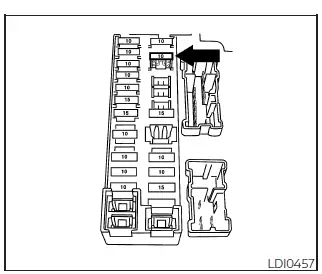 Nissan Frontier Type A fuse installed in place of Type B fuse comparison