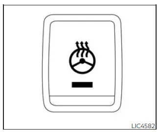 Nissan Frontier heated steering wheel control switch