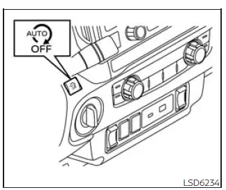 Nissan Frontier Idling Stop OFF switch location