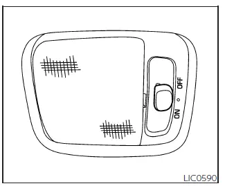 Nissan Frontier cargo area light switch
