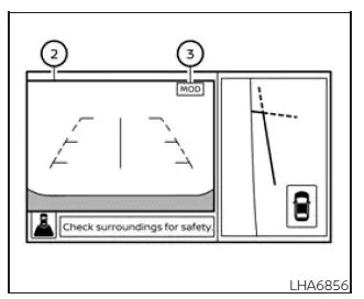 Nissan Frontier MOD system rear and front-side camera views