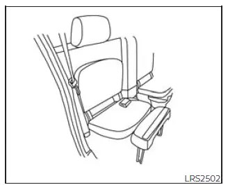 Nissan Frontier King Cab jump seat fully opened seating position