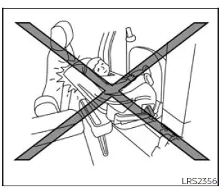 Nissan Frontier passenger side jump seat child restraint installation requirements
