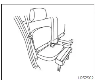 Nissan Frontier King Cab jump seat fully opened seating position