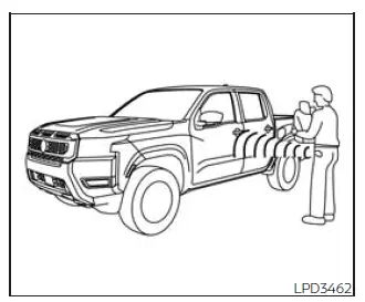 Nissan Frontier Intelligent Key system operation and request switch range