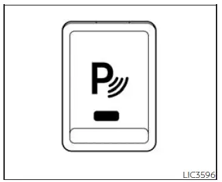Nissan Frontier Parking Aids system switch for RSS MOD RAB and RCTA features