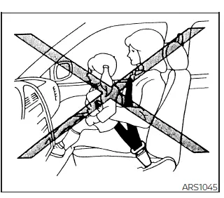 Nissan Frontier front passenger air bag child safety warning
