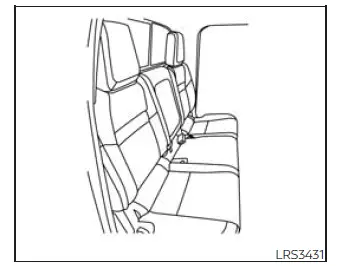 Nissan Frontier rear bench seat overview