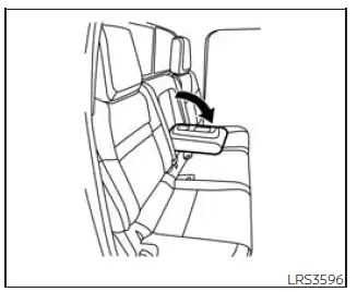 Nissan Frontier rear seat armrest