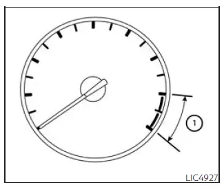 Nissan Frontier tachometer engine RPM gauge