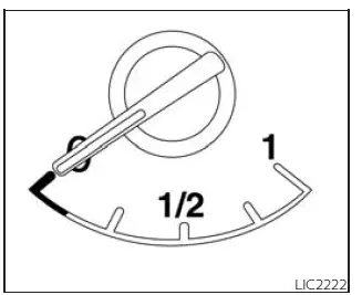 Nissan Frontier fuel level gauge