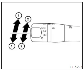 Nissan Frontier turn signal and lane change switch