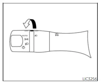 Nissan Frontier fog light control switch