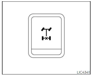Nissan Frontier electronic locking rear differential E-Lock system switch
