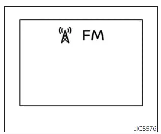 Nissan Frontier audio information display