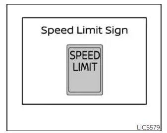 Nissan Frontier traffic sign recognition display