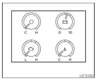 Nissan Frontier auxiliary gauges display screen