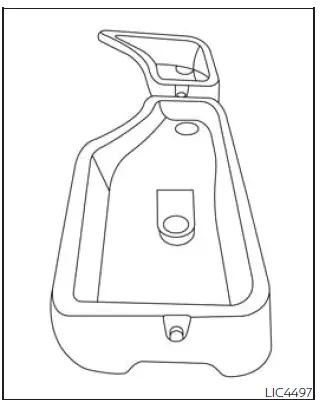 Nissan Frontier Crew Cab rear under seat storage bin