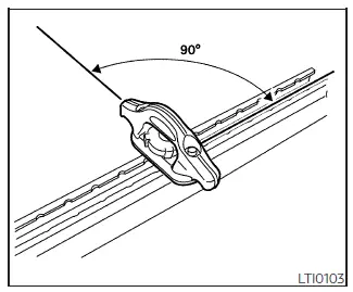 Nissan Frontier Utili-track tie down cleat insertion procedure