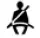 Nissan Frontier seat belt warning light