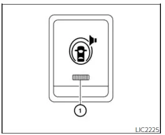 Nissan Frontier warning systems switch for Blind Spot Warning and Lane Departure Warning